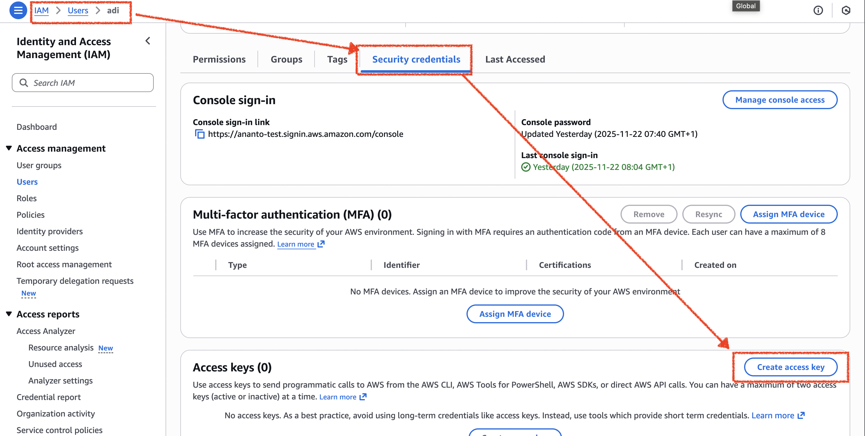 aws-iam-config-access-cli